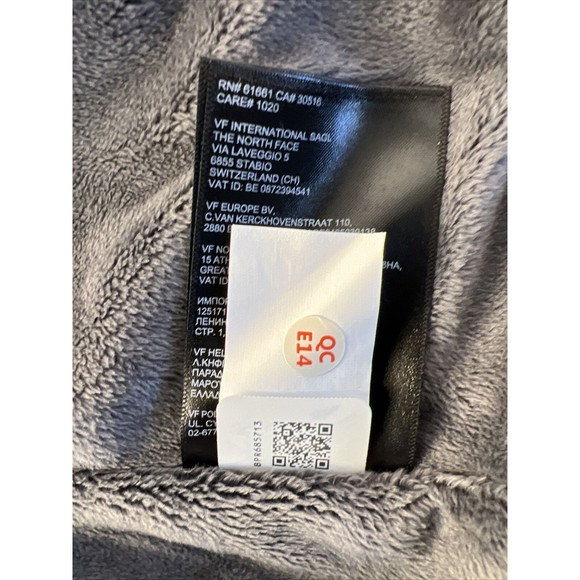 New Womens North Face Coat Jacket XS Fleece Lined Warm Water & Windbreaker Grey - Picture 11 of 12
